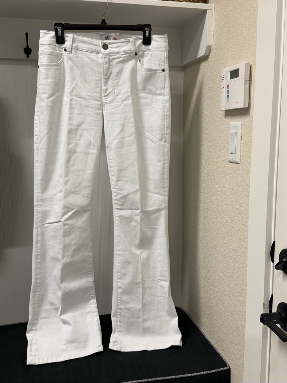 CAbi Wide Leg Trouser Jean - Brite White Wash